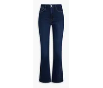 Mid-rise bootcut jeans - Blue