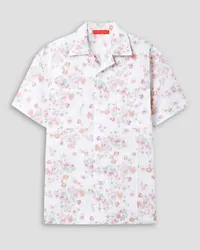 Commission Floral-print woven shirt - White White