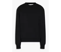 French cotton-terry sweatshirt - Black