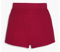 Geneva ribbed modal-blend shorts - Purple