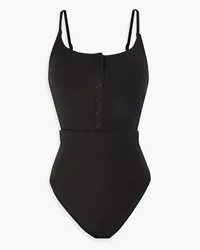 Onia Lola stretch-jacquard swimsuit - Black Black