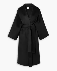 Le Kasha 1918 Soura belted cashmere coat - Black Black