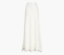 Mae satin maxi skirt - White