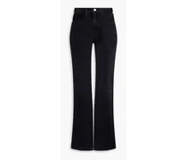 Le Jane high-rise straight-leg jeans - Black