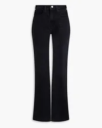 Frame Denim Le Jane high-rise straight-leg jeans - Black Black