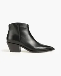 Gianvito Rossi Frankie leather cowboy boots - Black Black