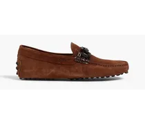 Gommino suede driving shoes - Brown