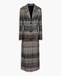 Missoni Sequined metallic knitted coat - Multicolor Multicolor