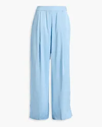 Stine Goya Ciara satin wide-leg pants - Blue Blue