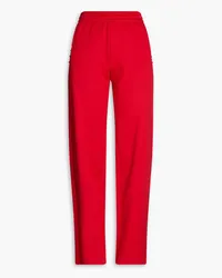 Valentino Garavani Stretch-ponte tapered pants - Red Red