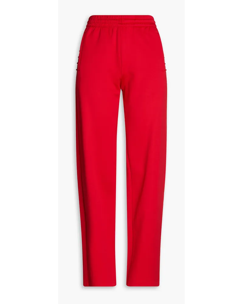 Valentino Garavani Stretch-ponte tapered pants - Red Red