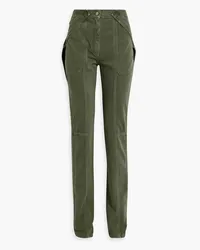 Valentino Garavani Mid-rise slim-leg jeans - Green Green