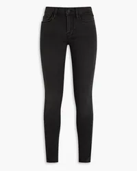 Frame Denim Le Skinny De Jeanne mid-rise skinny jeans - Black Black