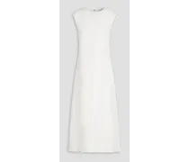Sonora linen-blend twill maxi dress - White