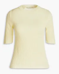 LVIR Ribbed-knit top - Yellow Yellow