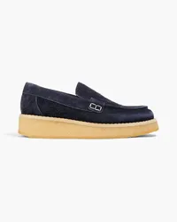 Maison Margiela Suede platform loafers - Blue Blue