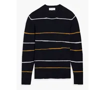 Marco striped wool-blend sweater - Blue