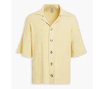 Jeff cotton-blend chenille shirt - Yellow