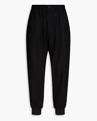 Y-3 Printed felt track pants - Black Black