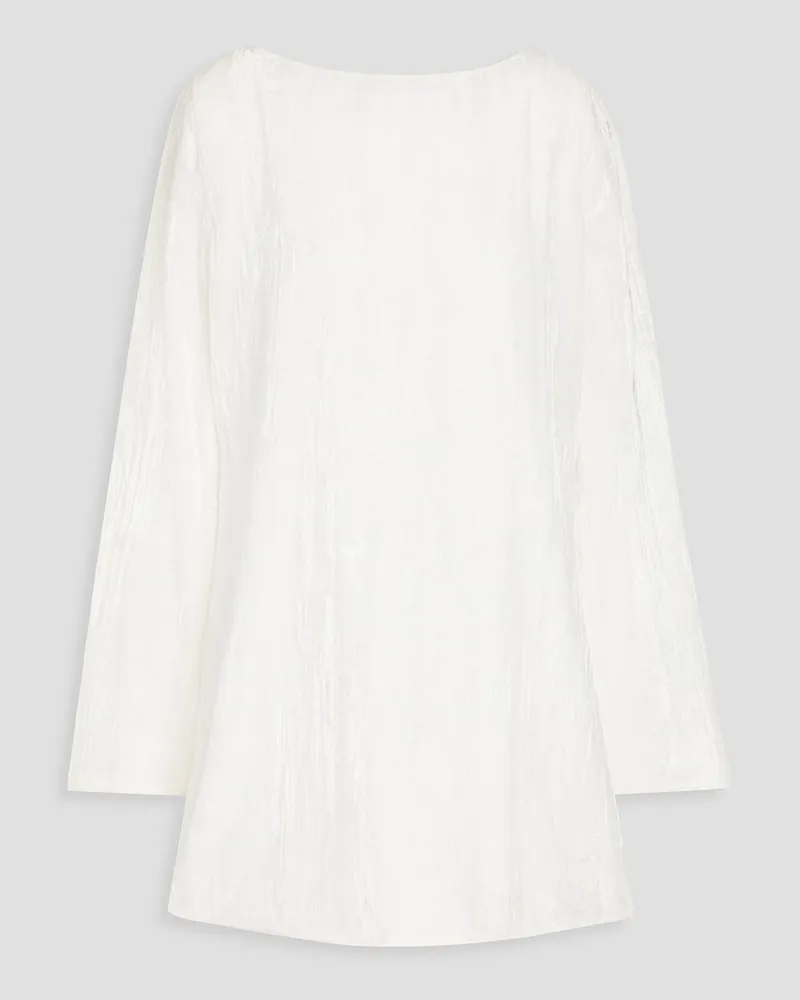 Loulou Studio Velvet mini dress - White White