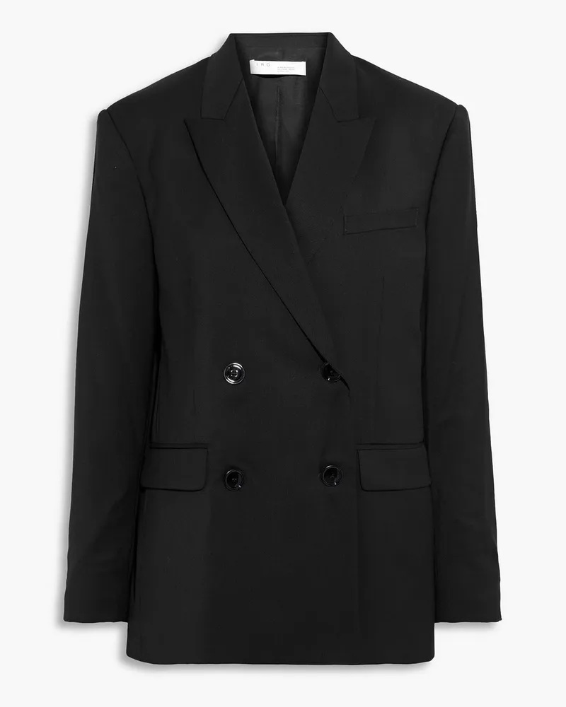 IRO Carina double-breasted wool blazer - Black Black