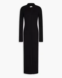 Le Kasha 1918 Egina ribbed cashmere maxi dress - Black Black