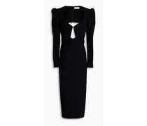 Rebecca Vallance Katie cutout crepe midi dress - Black Black