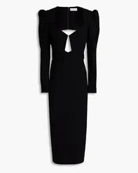 Rebecca Vallance Katie cutout crepe midi dress - Black Black