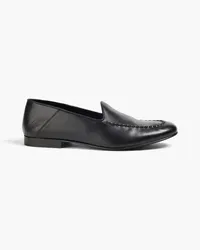 Officine Generale Leather loafers - Black Black