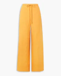 Nanushka Polyka linen wide-leg pants - Orange Orange