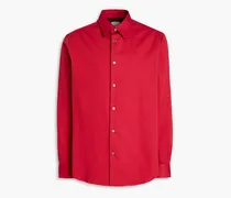 Cotton-twill shirt - Red
