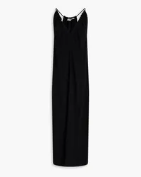 BITE Studios Theros ruched crepe midi dress - Black Black