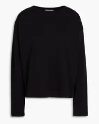 Vince Cotton-jersey top - Black Black