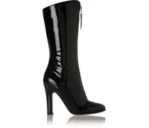 Patent-leather boots - Black