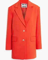 Walter Baker Kira oversized woven blazer - Red Red