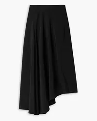 Co Asymmetric crepe skirt - Black Black