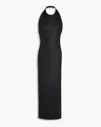 Alexander Wang Knitted halterneck midi dress - Black Black