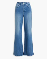 Frame Denim Le Palazzo high-rise wide-leg jeans - Blue Blue