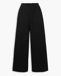 Joslin Sophia cotton-twill wide-leg pants - Black Black