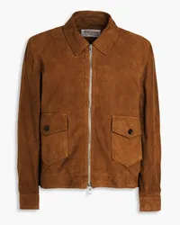 Officine Generale Suede jacket - Brown Brown