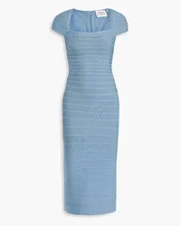 Hervé Léger Bandage midi dress - Blue Blue