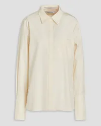 Another Tomorrow Cotton-poplin shirt - White White