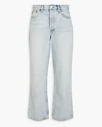 RE/DONE 90s faded straight-leg jeans - Blue Blue