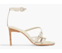 Les Sandales Camargue buckled woven sandals - Gray