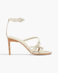 Jacquemus Les Sandales Camargue buckled woven sandals - Gray Gray