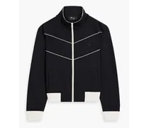 Two-tone jersey jacket - Black