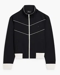 Nili Lotan Two-tone jersey jacket - Black Black