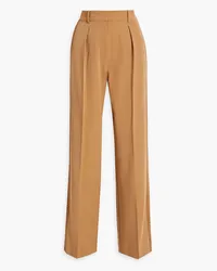 Derek Lam Delta crochet-trimmed twill wide-leg pants - Brown Brown