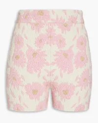 Jacquemus Le Bagnu jacquard-knit cotton-blend shorts - Pink Pink