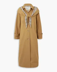 Sea Beatriz layered belted cotton trench coat - Brown Brown